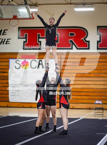 Thumbnail 3 in Temecula Valley vs Segerstrom (SoCal Stunt Tournament) photogallery.