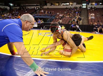 Thumbnail 2 in CIF State Boys Wrestling Championships (Round 1) photogallery.