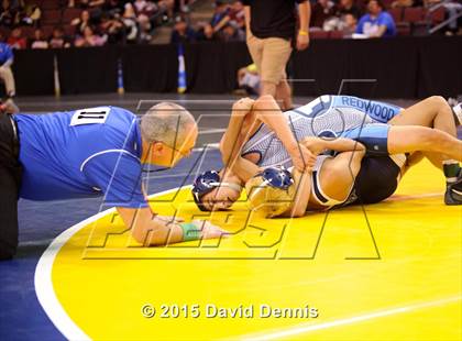 Thumbnail 2 in CIF State Boys Wrestling Championships (Round 1) photogallery.