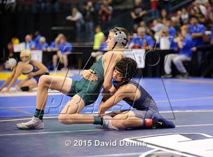 Thumbnail 1 in CIF State Boys Wrestling Championships (Round 1) photogallery.