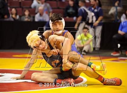 Thumbnail 1 in CIF State Boys Wrestling Championships (Round 1) photogallery.