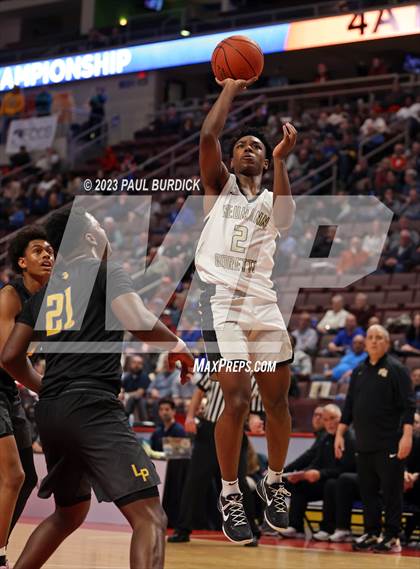 Thumbnail 1 in Lincoln Park Performing Arts vs. Neumann-Goretti (PIAA 4A Championship) photogallery.