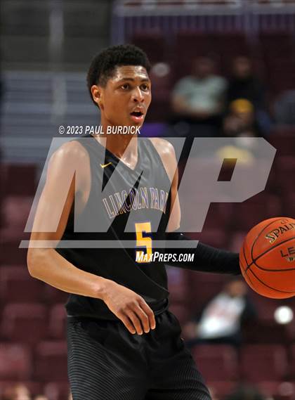 Thumbnail 1 in Lincoln Park Performing Arts vs. Neumann-Goretti (PIAA 4A Championship) photogallery.