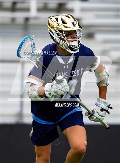 Thumbnail 2 in St. John's Jesuit @ St. Francis DeSales (OHSAA Division II Final) photogallery.
