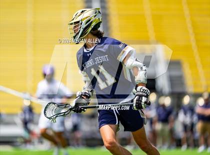 Thumbnail 3 in St. John's Jesuit @ St. Francis DeSales (OHSAA Division II Final) photogallery.