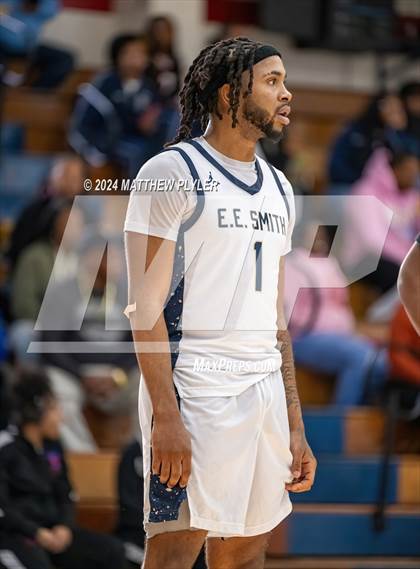 Thumbnail 3 in E.E. Smith vs. Harrells Christian Academy (MLK Dream Jam 2024) photogallery.