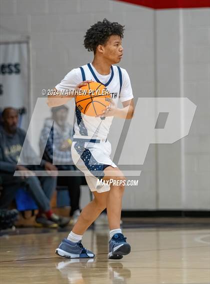 Thumbnail 1 in E.E. Smith vs. Harrells Christian Academy (MLK Dream Jam 2024) photogallery.