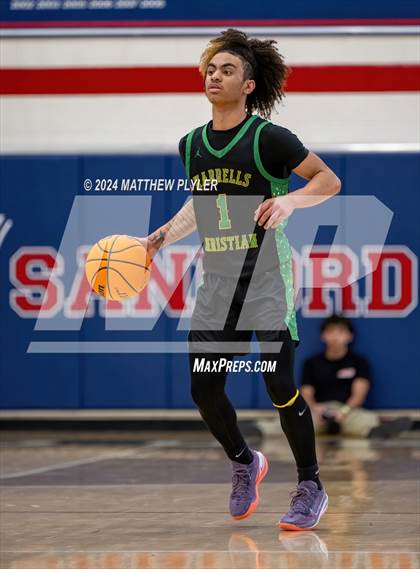 Thumbnail 1 in E.E. Smith vs. Harrells Christian Academy (MLK Dream Jam 2024) photogallery.