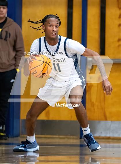 Thumbnail 3 in E.E. Smith vs. Harrells Christian Academy (MLK Dream Jam 2024) photogallery.