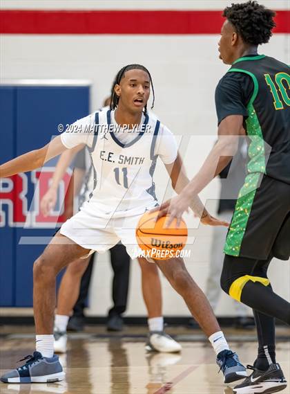 Thumbnail 3 in E.E. Smith vs. Harrells Christian Academy (MLK Dream Jam 2024) photogallery.