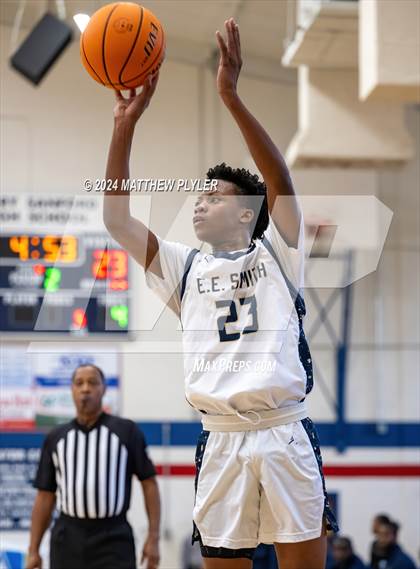 Thumbnail 2 in E.E. Smith vs. Harrells Christian Academy (MLK Dream Jam 2024) photogallery.