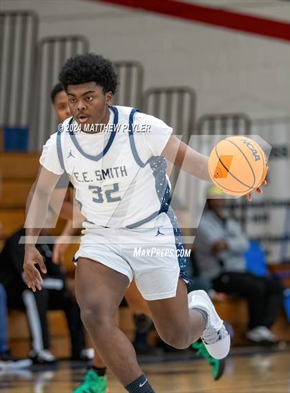 Thumbnail 1 in E.E. Smith vs. Harrells Christian Academy (MLK Dream Jam 2024) photogallery.
