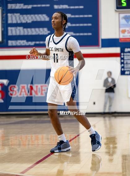 Thumbnail 2 in E.E. Smith vs. Harrells Christian Academy (MLK Dream Jam 2024) photogallery.