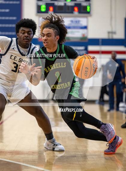 Thumbnail 3 in E.E. Smith vs. Harrells Christian Academy (MLK Dream Jam 2024) photogallery.