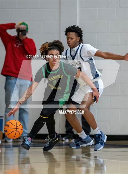 Thumbnail 1 in E.E. Smith vs. Harrells Christian Academy (MLK Dream Jam 2024) photogallery.
