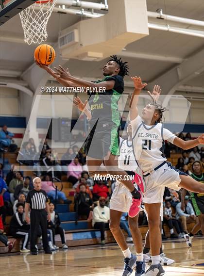 Thumbnail 1 in E.E. Smith vs. Harrells Christian Academy (MLK Dream Jam 2024) photogallery.