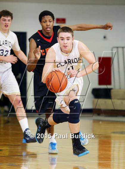 Thumbnail 3 in Clarion-Limestone vs. North Catholic (PIAA Class A First Round) photogallery.