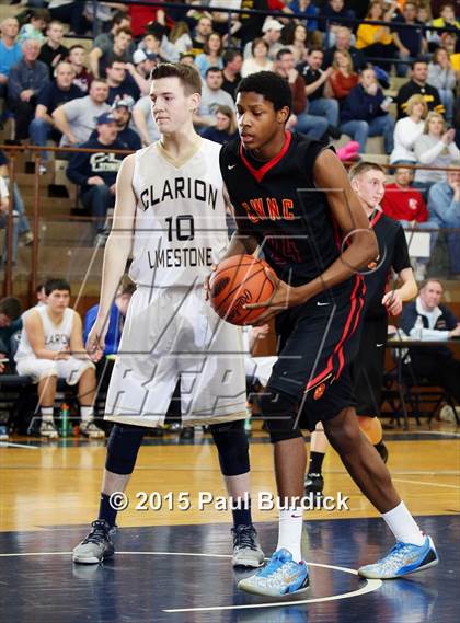 Thumbnail 3 in Clarion-Limestone vs. North Catholic (PIAA Class A First Round) photogallery.