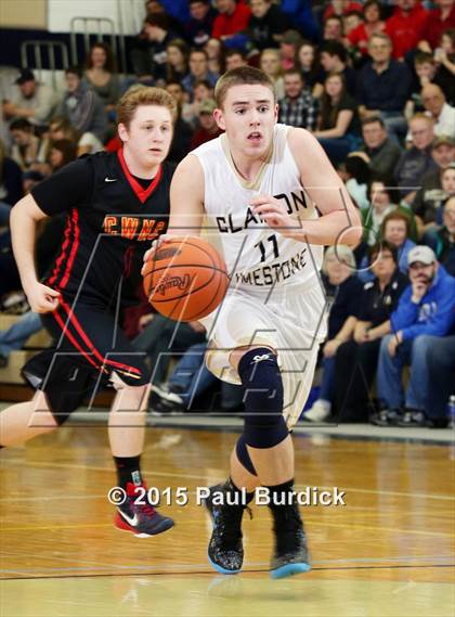 Thumbnail 1 in Clarion-Limestone vs. North Catholic (PIAA Class A First Round) photogallery.