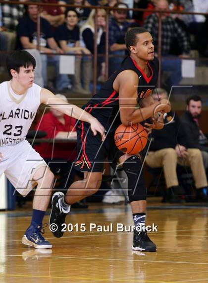 Thumbnail 2 in Clarion-Limestone vs. North Catholic (PIAA Class A First Round) photogallery.