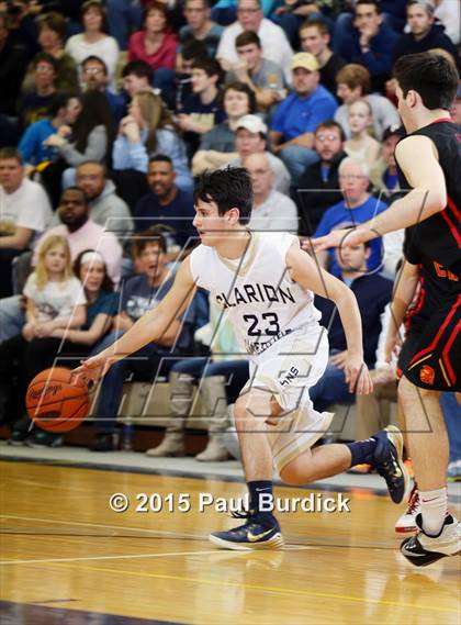 Thumbnail 3 in Clarion-Limestone vs. North Catholic (PIAA Class A First Round) photogallery.