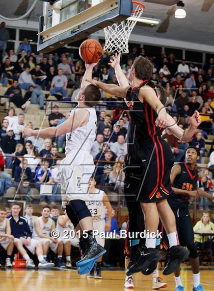 Thumbnail 1 in Clarion-Limestone vs. North Catholic (PIAA Class A First Round) photogallery.