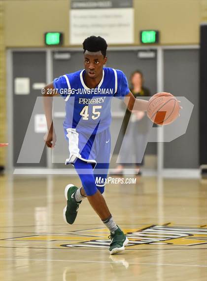 Thumbnail 3 in Woodside Priory @ Branson (CIF NorCal D5 Playoff) photogallery.