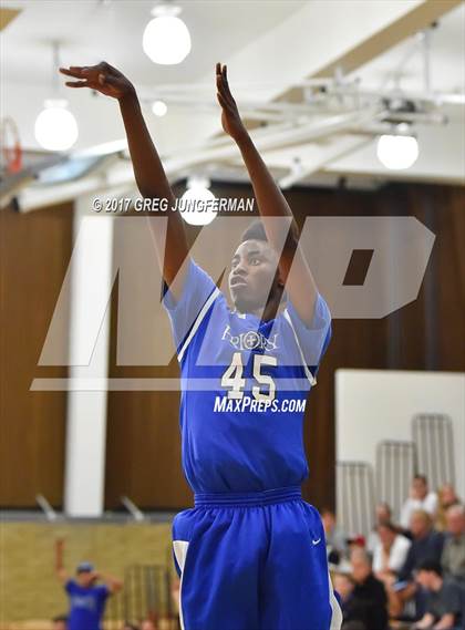 Thumbnail 2 in Woodside Priory @ Branson (CIF NorCal D5 Playoff) photogallery.