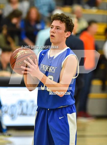 Thumbnail 2 in Woodside Priory @ Branson (CIF NorCal D5 Playoff) photogallery.