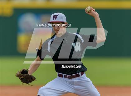 Thumbnail 2 in Waller vs La Grange (La Grange Baseball Tournament) photogallery.