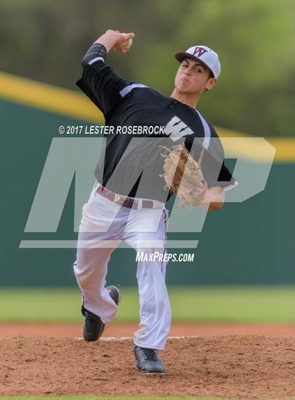 Thumbnail 3 in Waller vs La Grange (La Grange Baseball Tournament) photogallery.