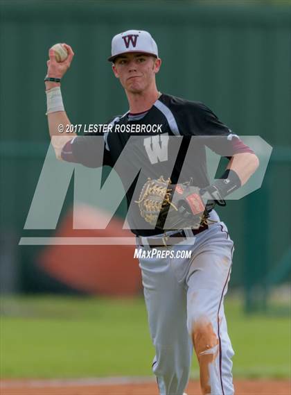 Thumbnail 2 in Waller vs La Grange (La Grange Baseball Tournament) photogallery.