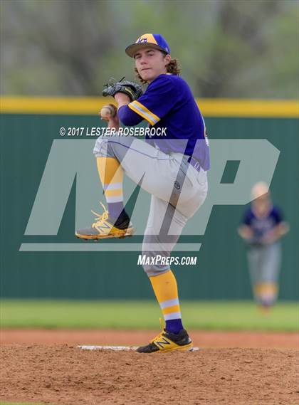 Thumbnail 2 in Waller vs La Grange (La Grange Baseball Tournament) photogallery.