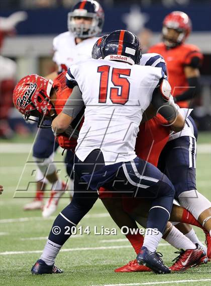 Thumbnail 2 in Boyd vs. Cedar Hill (UIL 6A Division 2 Region 1 Area Playoff) photogallery.