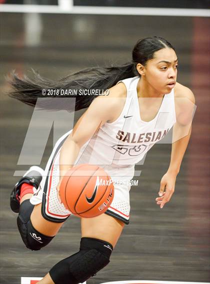 Thumbnail 2 in Salesian College Preparatory vs. New Hope Academy (Nike Tournament of Champions) photogallery.