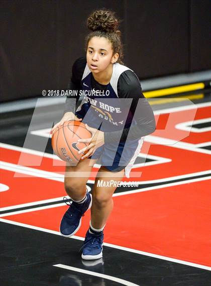 Thumbnail 1 in Salesian College Preparatory vs. New Hope Academy (Nike Tournament of Champions) photogallery.