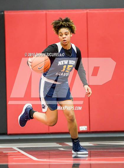 Thumbnail 2 in Salesian College Preparatory vs. New Hope Academy (Nike Tournament of Champions) photogallery.