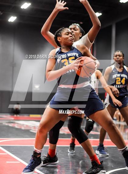 Thumbnail 3 in Salesian College Preparatory vs. New Hope Academy (Nike Tournament of Champions) photogallery.