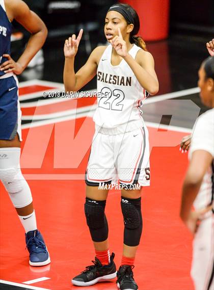 Thumbnail 1 in Salesian College Preparatory vs. New Hope Academy (Nike Tournament of Champions) photogallery.