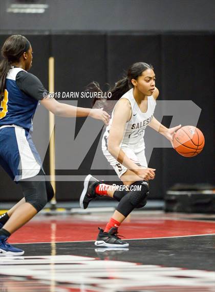 Thumbnail 1 in Salesian College Preparatory vs. New Hope Academy (Nike Tournament of Champions) photogallery.