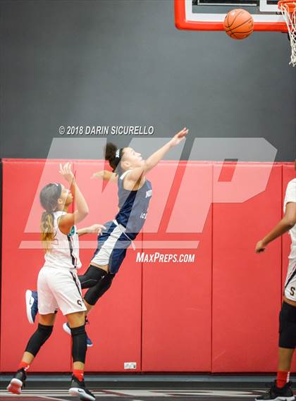 Thumbnail 1 in Salesian College Preparatory vs. New Hope Academy (Nike Tournament of Champions) photogallery.