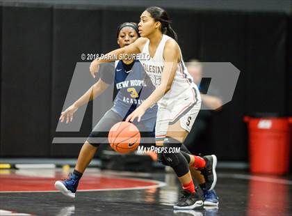 Thumbnail 1 in Salesian College Preparatory vs. New Hope Academy (Nike Tournament of Champions) photogallery.