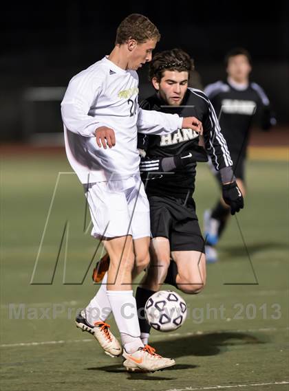 Thumbnail 1 in Hand vs.  Joel Barlow (CIAC Class L Semifinal) photogallery.