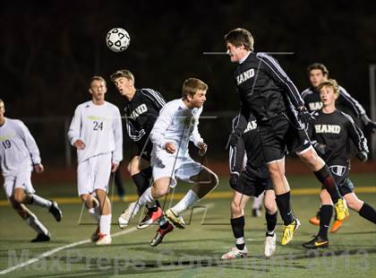 Thumbnail 1 in Hand vs.  Joel Barlow (CIAC Class L Semifinal) photogallery.
