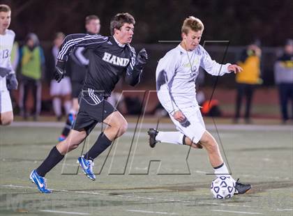 Thumbnail 2 in Hand vs.  Joel Barlow (CIAC Class L Semifinal) photogallery.