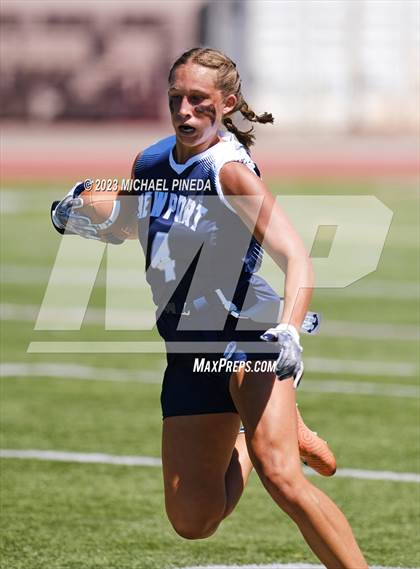 Thumbnail 1 in Newport Harbor vs Orange Lutheran (SoCal Showcase) photogallery.