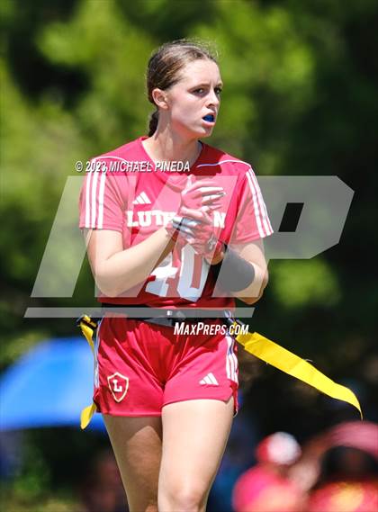 Thumbnail 2 in Newport Harbor vs Orange Lutheran (SoCal Showcase) photogallery.
