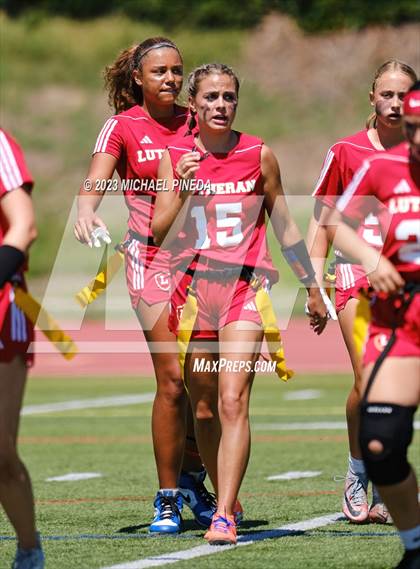 Thumbnail 1 in Newport Harbor vs Orange Lutheran (SoCal Showcase) photogallery.