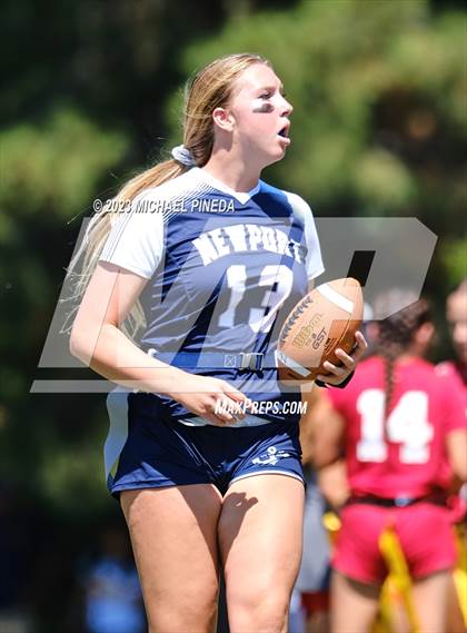 Thumbnail 1 in Newport Harbor vs Orange Lutheran (SoCal Showcase) photogallery.