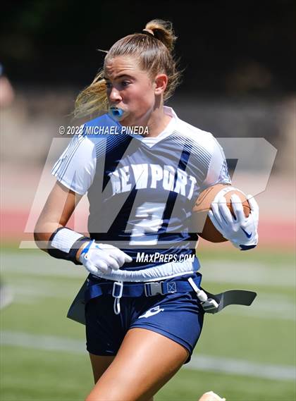 Thumbnail 1 in Newport Harbor vs Orange Lutheran (SoCal Showcase) photogallery.